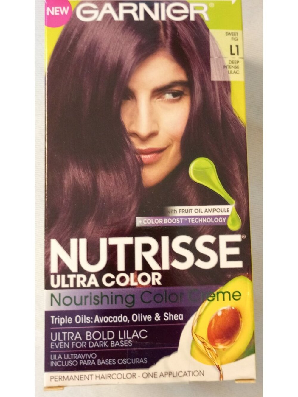 Garnier Nutrisse Ultra Color L1 Deep Intense Lilac Sweet Fig Permanent Hair Dye